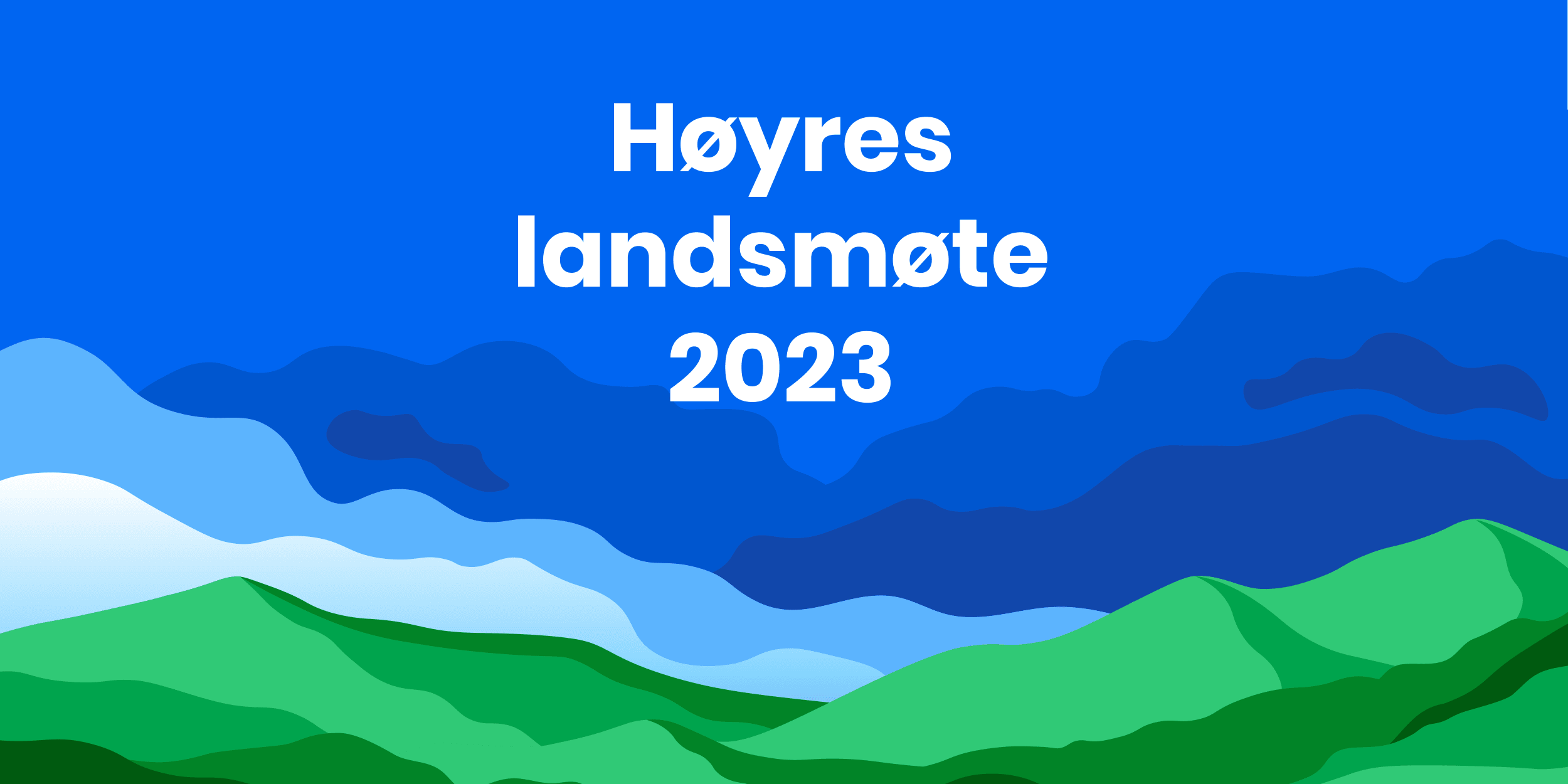 Høyres landsmøte 2023